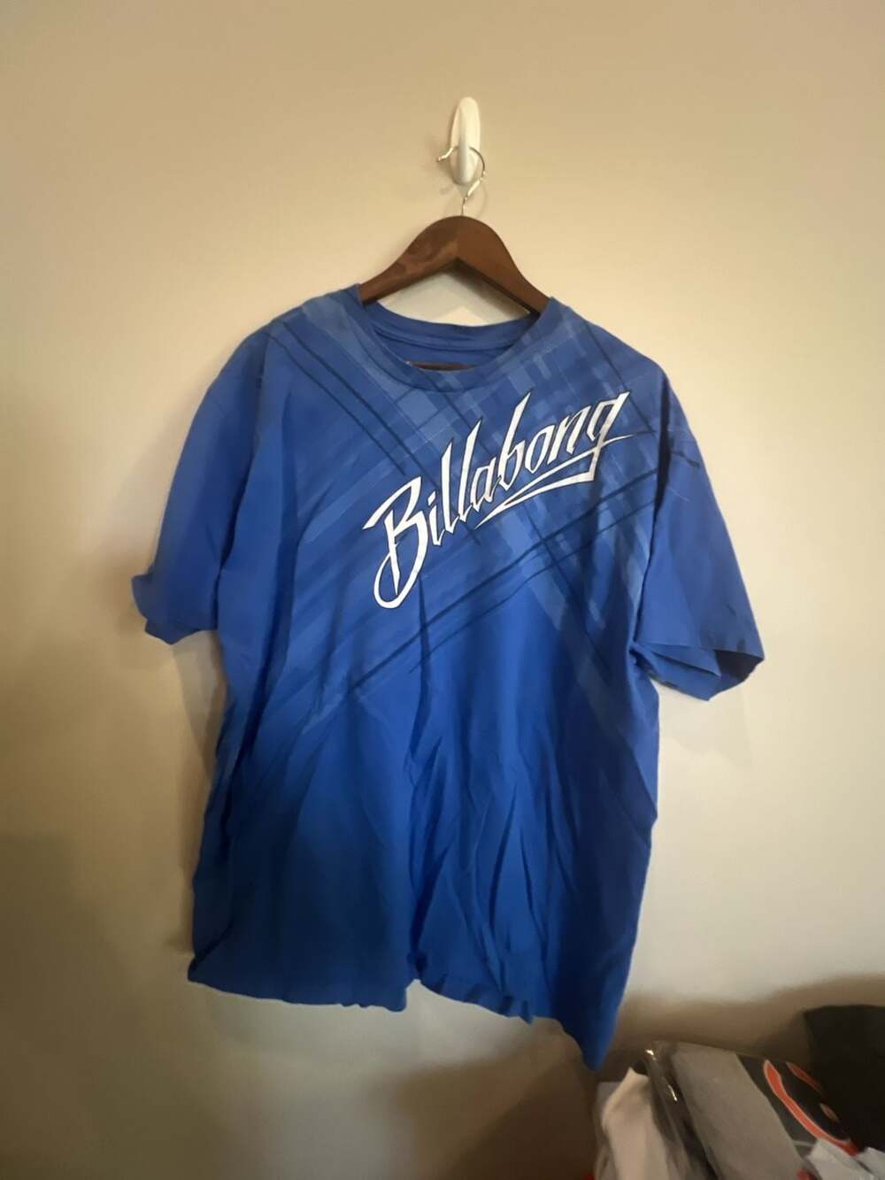 Billabong Blue Graphic Logo Short Sleeve T-Shirt Size XL